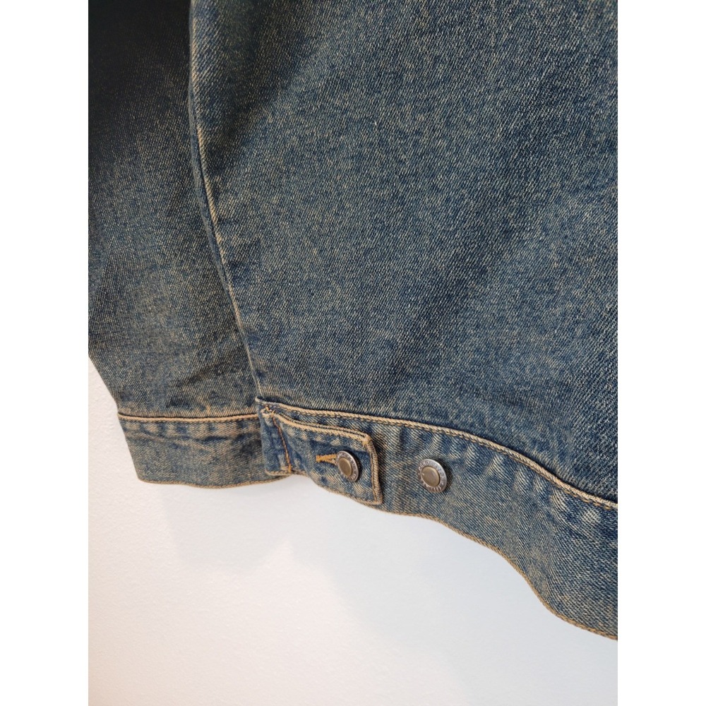 Pendleton High Grade Western Wear Denim Jacket Chief Joseph Wool Yoke Men's S - Picture 9 of 16